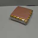 100 Pack Scalloped Cocktail Napkins with Gold Foil Accents Beverage Napkins Scalloped Disposable Paper Napkins for Wedding Shower Baby Dinner Birthday Party Supplies 5 x 5'' (Earth Tone)