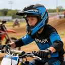 Youth Dirt Bike, ATV, Off Road, Motocross Helmets-DOT (YS-Blue, M)