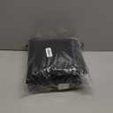 homing 2 Packs Rectangle Fitted Tablecloth, 6 Foot Washable Fabric Table Cloth, Waterproof Polyester Table Cover for Party, Trade Show, Outdoor and Indoor (Black, 30" x 72")