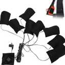 Heating Pad Electric Cloth Heater Pad Heating Clothes Usb Heated Pad Warmer 1 3 Gears Clothes Heater Sheet for Winter Camping Hiking