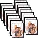 Wiftrey Black 8x10 Picture Frame Set of 18, Multi Photo Frames 8 by 10 Bulk for Wall Hanging or Tabletop Display