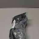 GORGLITTER Women's Tie Front Long Bell Sleeve Tops Ruched V Neck Sheer Mesh Tops S