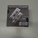 2 x Hand Warmers Rechargeable 2 Pack - Magnetic Electric Hand Warmers 10000mAh, AI Temp Control, Up to 131, Reusable Battery Operated Pocket Heater with Digital Display for Raynauds, Hunting, Golf