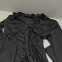 MAGCOMSEN Women's Quarter Zip Fleece Pullover Thermal Shirts with Zip Pocket Workout Running Tops Thumb Holes (X-Large, Black)