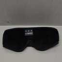 LC-dolida Sleep Headphones, 3D Sleep Mask Bluetooth Wireless Music Eye Mask, Sleeping Headphones for Side Sleepers Sleep Mask with Bluetooth Headphones Ultra-Thin Stereo Speakers Perfect for Sleeping (Black)