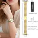 MioHHR Slim Metal Bands Compatible with Apple Watch Bands for Women 49mm 46mm 45mm 44mm 42mm (Series 3/2/1), Stainless Steel Strap Bands for iWatch Series 11 10 9 8 7 6 5 4 3 2 1 SE3/2/1 Ultra 3/2/1, Gold