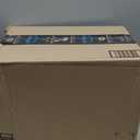 IRIS USA Airtight Dog Food Storage Container, WeatherPro, Up to 10 lbs, Removable Wheels, for Dog Cat Bird and Other Pet Food Storage Bin, Keep Fresh, Translucent Body, Made in USA, Clear/Gray