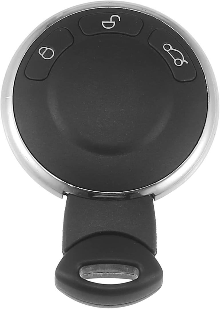 X AUTOHAUX 315MHz KR55WK49333 Replacement Semi-Intelligence Keyless Entry Remote Key Fob for Mini Cooper 2006-2013 3 Buttons with Door Key 46 Chip