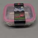 Innobaby Keepin' Fresh Stainless Bento Snack or Lunch Box with Lid for Kids and Toddlers 15 oz, BPA Free Food Storage, Pink Fish