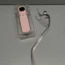 TriPole Misting Fan Portable Handheld Turbo Fan with Mist, LED Display, Neck & Desk Foldable High Speed Airflow Mini Fans, Rechargeable Personal Mister Fans with Water Spray Bottle for Outdoor Travel (Pink)