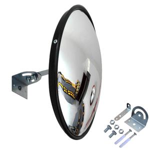 Convex Mirror - 18" Security Mirror for Business, Garage, Warehouse, Office. 18 Inch Convex Safety Mirror Indoor Outdoor with Clear View Wall-Mounted, 18" Diameter
