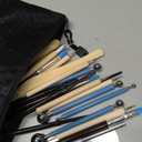 Amrules Clay Tools Kit, 27 PCS Pottery Tools, Practical Polymer Clay Sculpting Tools Kit, Air Dry Clay Tools Set for Adults, Pottery Craft, Dotting, Carving, Drawing, Molding, Modeling, Shaping