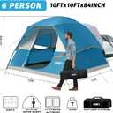 UNP SUV Dome Tent for Camping, Outdoor 6 Person Car Camping Tent, Easy Set Up SUV Tailgate Tent with Rainfly 10' x 10' Vehicle Camping Tent | for Camping, Outdoor, Car Camping Tent, Easy Set Up, SUV Tailgate Tent, with Rainfly, 10' X 10' X 84''