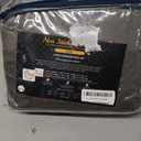 NON Sticky cotton 4 Piece King Extra Deep Pocket Sheet Set, 100% Egyptian Cotton, Soft and Breathable Bedding Sheets, Fits 18" to 24" High Mattress, 78" x 80", Dark Grey Solid