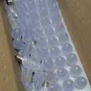 100 Pack C9 Christmas Lights LED Replacement Bulbs, Shatterproof & Waterproof Plastic C9 Led Bulbs for Outdoor String Lights, E17 Base, 0.6W Equivalent to 7W, 2700K, 50 Lumens Holiday Decoration