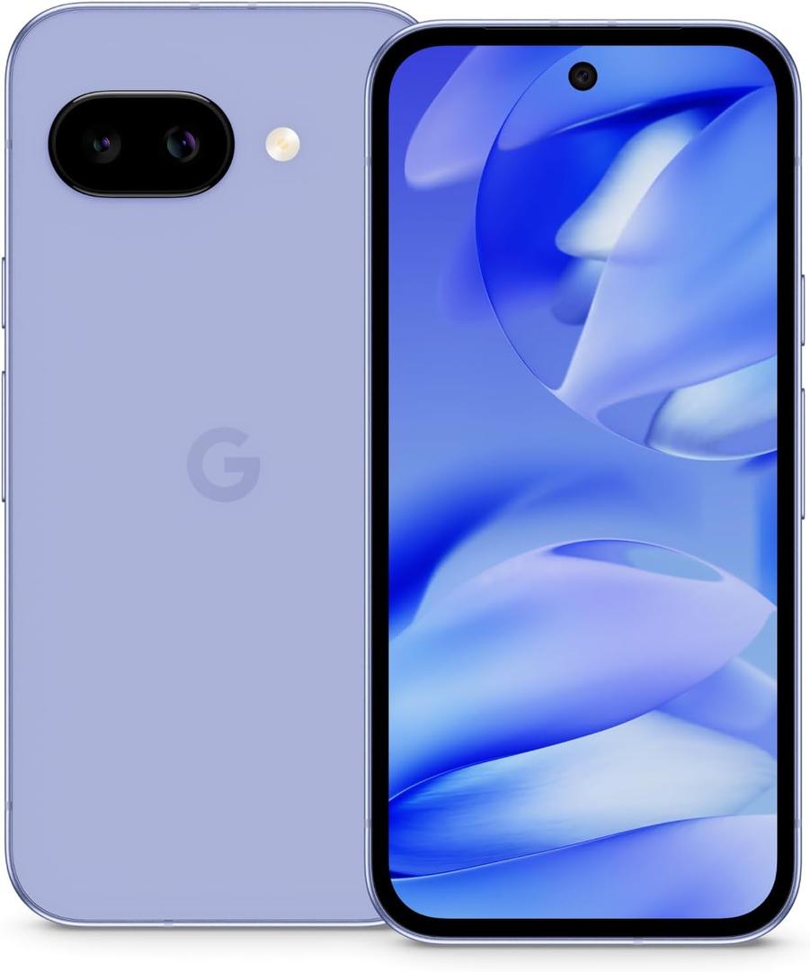 Google Pixel 9a with Gemini - Unlocked Android Smartphone with Incredible Camera and AI Photo Editing, All-Day Battery, and Powerful Security - Iris - 256 GB