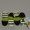 KOOLTAIL Dog Shoes for hot/Cold Pavement, Waterproof Dog Booties to Prevent Licking for Small Medium Large Size Dogs, Anti-Slip Dogs Boots & Paw Protectors Socks for Hardwood Floor, Green M