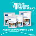 Virbac C.E.T. Enzymatic Oral Hygiene Chews for Dogs, Medium - Plaque & Tartar Control - Single Layer Beefhide with Exclusive Dual-Enzyme System & Tasty Chicken Flavor - Easy to Give Dog Dental Chew