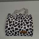 GODWOODS Insulated Lunch Bag for Women Men Large Lunch Box Container Reusable Leakproof Tote for Office, Work, Beach or Travel (CowPrint)