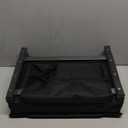 SPORT BEATS Stadium Seats with Back Support Bleacher Chairs with Back and Cushion Thick Padded Bleacher Seats Includes Shoulder Strap (Black)