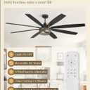 Fanbulous Farmhouse Ceiling Fans with Lights and Remote, 72 Inch Grey Industrial Caged Ceiling Fans for Bedroom Living Room Kitchen, 6 Speed Reversible Quiet DC Motor, Dual Finish 8 Blades