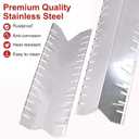 Stainless Steel Heat Shield Replacement for Master Forge 30030MSF Huntington 6301-24 30040HNT 24025HNT 6301-14 30030HNT Grill Parts, 19 9/16 Inch Grill Heat Plate Replacement for Huntington Cast Grill
