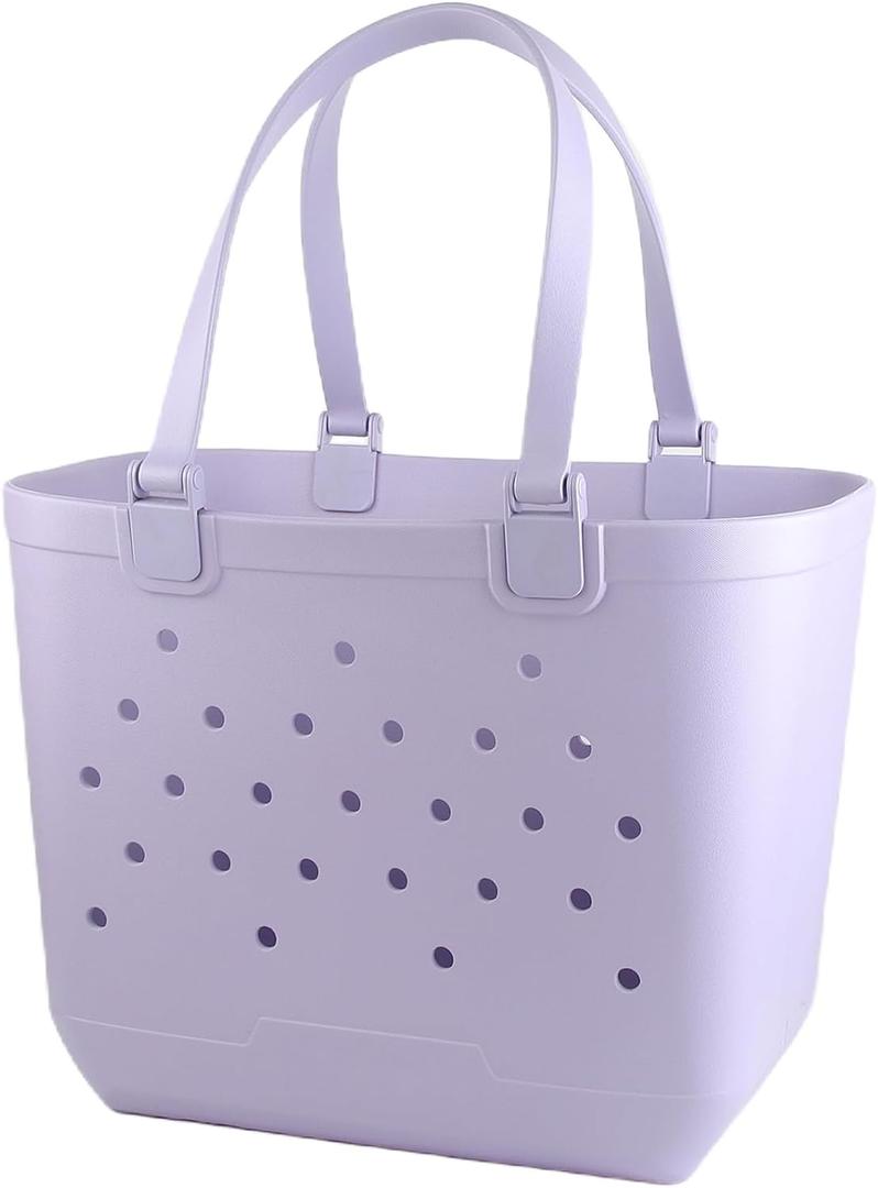Beach Tote Bag, Waterproof Sandproof Rubber Beach Tote Bags For Women
