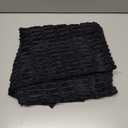 MIULEE Decorative Throw Pillow Covers for Couch Bed Livingroom 20x20 Inch Set of 2 Black