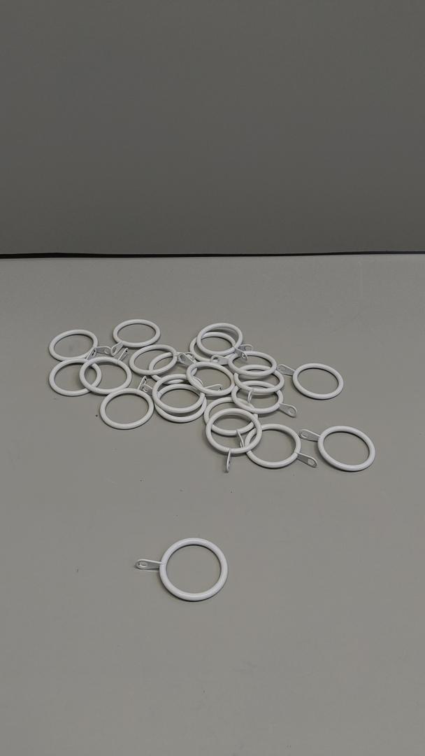 White, round, 1 3/8"