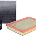 CA10677 Engine Air Filter & 90915-YZZF2 Oil Filters & CF10285 Cabin Air Filter Fit for 2013-2018 Toyota RAV4 2.5L Gas, 2012-2017 Camry Hybrid, 2010-2012 Lexus HS250H