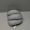 KAKIBLIN 2 in 1 Baby Head Pillow with Banana Neck Pillow for 3 Months to 1 Years Baby Travel Pillow for Stroller or Bed (Light Grey)