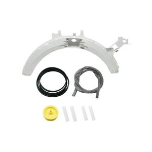 WE49X21874 Dryer Bearing Kit with WE14M124 Drum Bearing | Fits for GE Dryer Series DCVH, DBVH, DHVH, WE12X83 Dryer Idler Pulley with WE09X20441 Front Drum Felt and WE12M29 Drive Belt