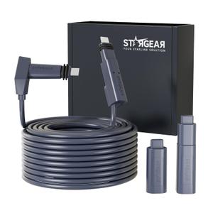 Starlink Cable Gen 2 32.8FT, Replacement Extension Cable Waterproof Accessories for Starlink Actuated Gen2, Starlinks Ethernet Cables Cord Power Supply Cables with End Caps