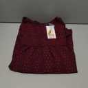 PRETTYGARDEN Women's Long Sleeve Blouses Ruffle Swiss Dot Crochet Loose Fit 2026 Spring Fashion Tunic Dressy Casual Tops (Red, XL)