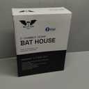 BIGBATBOX - Bat House for Outdoors - Clean Your Backyard from Mosquitoes - Wooden Bat House Kit - with Our Proven Bat Box Design