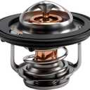 Car Thermostat, Auto Engine Coolant Thermostats, High Performance Car Thermostat Replacement Accessories for CRV Civic CRZ, Replaces OEM#19301-PAA-306, 19301-RNA-315(Sliver)