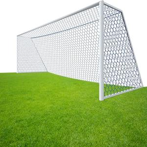 LAO XUE 24x8FT Soccer Goal Net,Professional White Heavy Duty Replacement Outdoor,Full Size Weather Resistance for Training and Match Play