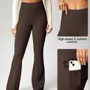 Heathyoga Cargo Pants Women Fleece Lined Leggings Waterproof Hiking Pants Women Thermal Pants Warm Wide Leg Sweatpants Winter (M)