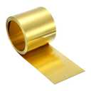 uxcell Brass Sheet Roll, 40" x 2" x 0.016" Metal Flashing Brass Foil Roll for Crafting, Electrical DIY Projects Repairs, Gold