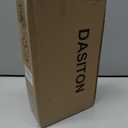 DASITON Large Capacity Makeup Organizer,5 Slot Makeup Brush Holder,Vintage Striped Make Up Brush Holder,for Vanity Decor,Bathroom Countertops,Desk Storage Container,Cosmetic Display Cases(Clear)