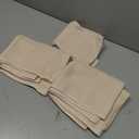 Homaxy 100% Cotton Waffle Weave Kitchen Dish Towels, Ultra Soft Absorbent Quick Drying Cleaning Towel, 13 x 28 Inches, 4-Pack, Beige, Small