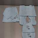 Gajaous 5PCS Newborn 0-3M Boys Girls Baby Cotton Clothes Tops Hat Pants Suit Outfit Sets, Size 0-3 Months