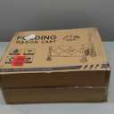 NWH Collapsible Wagon Cart with Wheels Foldable, 360LBS Large Capacity Portable Folding Utility Heavy Duty Beach Wagons Cart with All-Terrain Wheels for Groceries Shopping, Camping, Sports, Garden (100L)