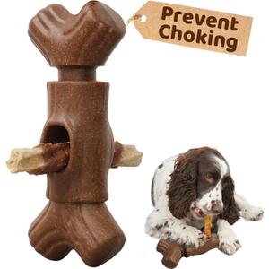 Bully Stick Holder for Dogs - for Aggressive Chewers Treat Chew Holder, Heavy Duty Yak Chew Toy Nylon Bone, Prevent Choking Safety Device for Small Medium Large Dogs, No More Swallowed Ends Bully Stick Holder for Dogs - for Aggressive Chewers Treat Chew Holder, Heavy Duty Yak Chew Toy Nylon Bone, Prevent Choking Safety Device for Small Medium Large Dogs, No More Swallowed Ends