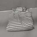 MooMee Striped Duvet Cover Set 100% Washed Cotton Linen Like Textured Breathable Durable Soft Comfy (Heathered Green Classic Stripes, Full 80"x90")