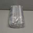 Ziliny 100 Pcs Plastic Stemless Wine Glasses Disposable Plastic Wine Glasses for Parties Weddings Birthdays Cocktail(Clear,10oz)