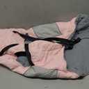 SUNFURA Dog Coat, XXXL Dog Jacket Winter with Harness Built in, Waterproof Pet Snow Jacket with Furry Collar for Chilly Day, Reflective Fleece Snowsuit for Extra Large Dogs, Pink 3XL