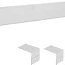 VEVOR Baseboard Heater Covers, Premium Series 4 ft Standard Electric Heating Unit Front Cover for Home Improvement, Heavy-duty Steel, Easy Installation for Bedroom Replacing Old Cover, White