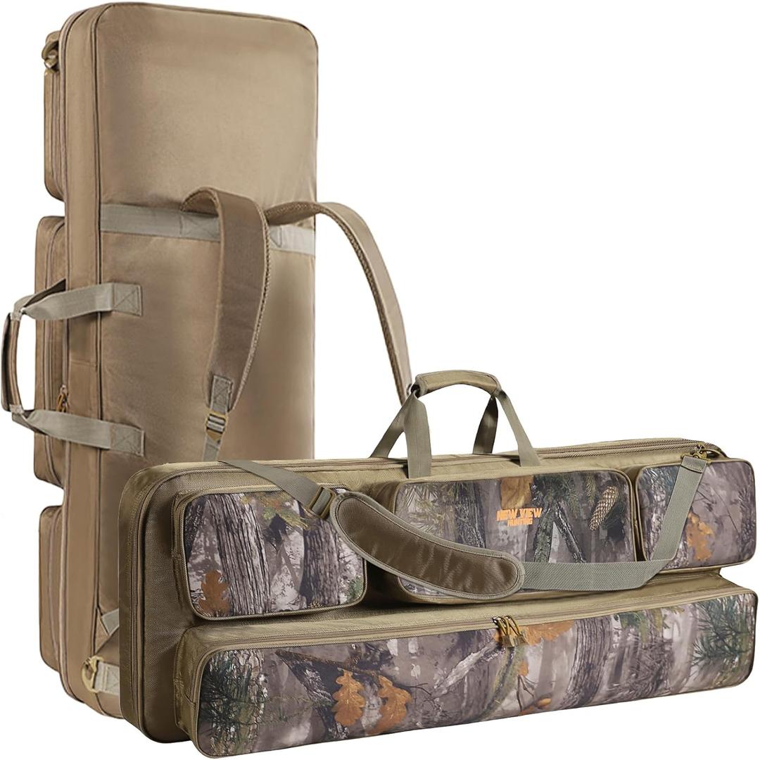 NEW VIEW Bow Case - Protects Your Compound Bow - Features Large Compartment, Soft Padding, Comfortable Carrying Options & Multiple Accessory Pockets - Lightweight Durable Archery Bow Bag, 41.7318.116.30 Inch