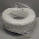 HealthSmart Enhanced Comfort 5" Raised (Round) Toilet Seat Risers for Seniors 5 Slip Resistant Pads FSA/HSA Eligible Padded Toilet Seat Elevation 15.7 x 15.2 x 6.1